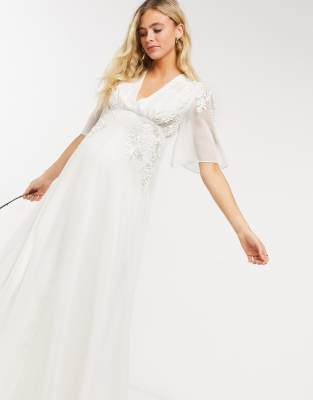 maternity maxi wedding dress