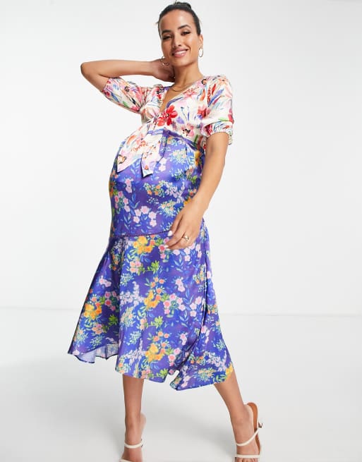 Asos maternity tea clearance dress