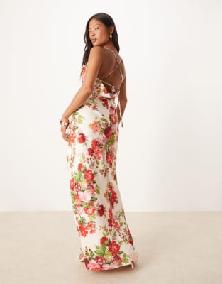 ワンピース IVY DRESS One-Shoulder Ruched Slit Maxi Dress – Ivy Reina