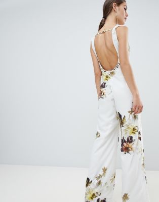 hope and ivy floral jumpsuit