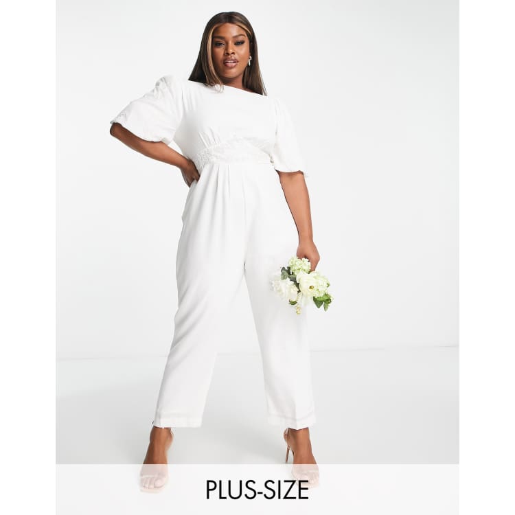 Plus size 2024 wedding jumpsuits