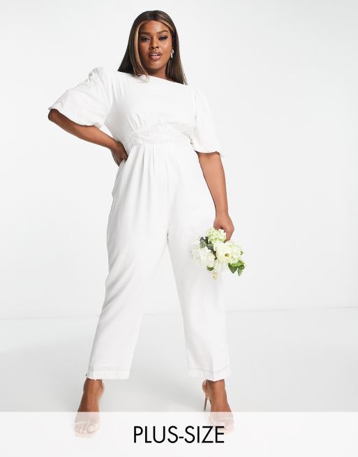 Bridal jumpsuits store plus size