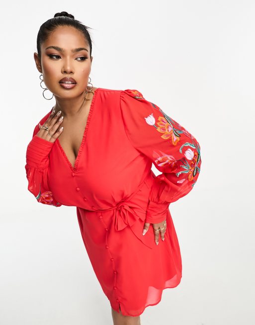 F21 red outlet plus size