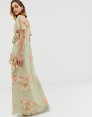 floral floaty maxi dress