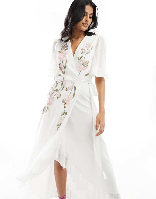 Ivy Asymmetrical  Ruffle Hem Dress