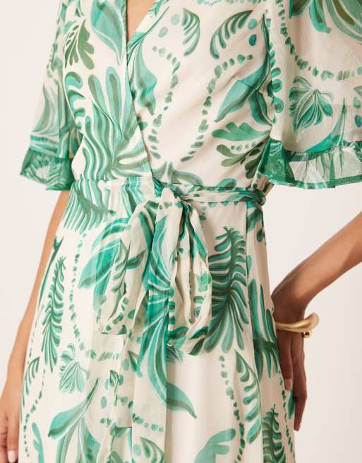 green terry dress Umgee French Terry Side Slit Striped Mini Dress main image 0