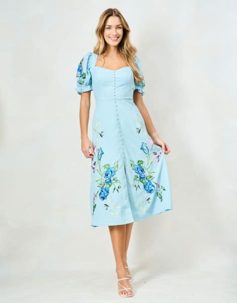 Hope & Ivy The lacey in light blue - view 1