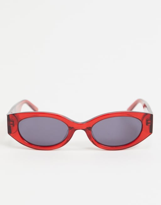 Hot Futures Lunettes de soleil fines et ovales style rétro Hot Futures Lunettes de soleil fines et ovales style rétro