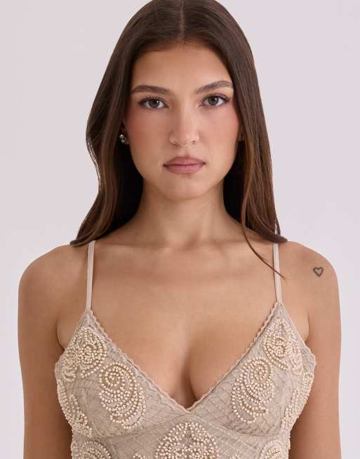 House of CB Adelise mini-jupe moka, 4 de 4