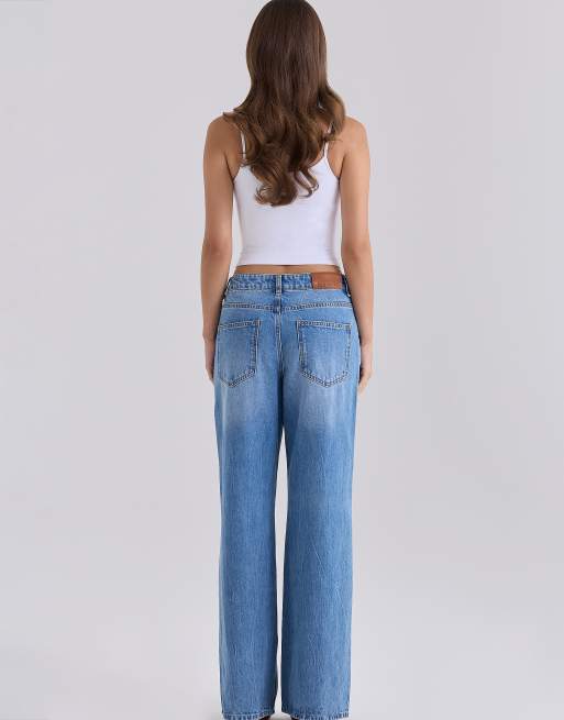 House of CB jean baggy taille basse délavé clair, 2 de 4