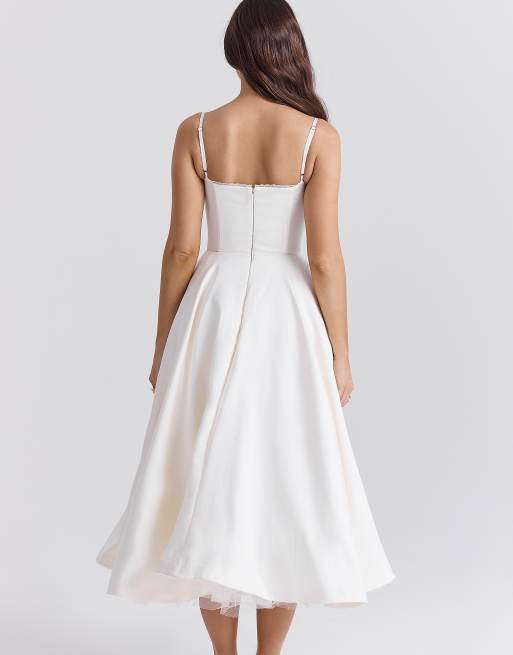 knee length dresses for ladies Valerie Bridal Midi Dress