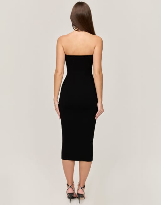 house of cb 新品タグ付き　ブラック　xs インポート　ドレス House of CB Magdalena knit midi dress in black | ASOS