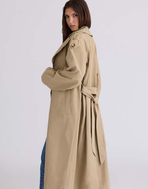House of CB - Marais - Trench-coat ceinturé long - Camel, 2 de 4