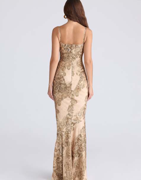 chinese dress ladies Long Sleeve Maxi Dress | One Shoulder Mermaid Dress main image 0