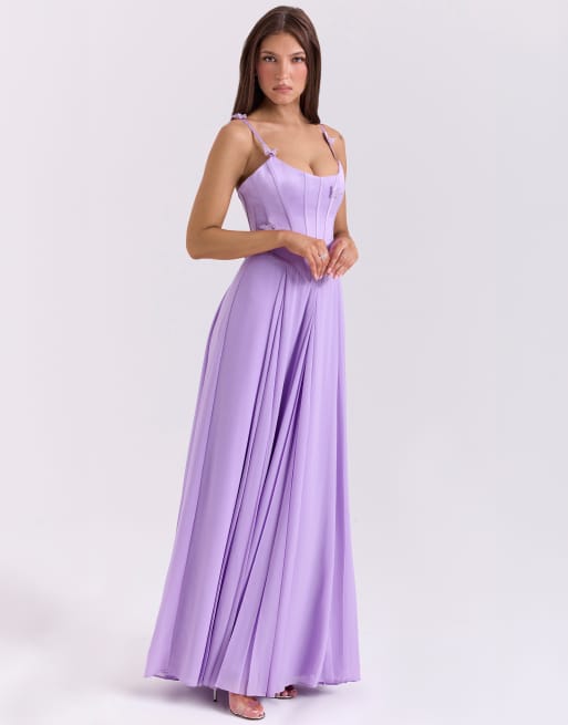 House of CB Pascha maxi dress in orchid, 3 of 4