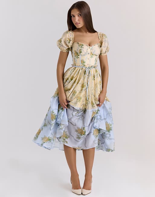 Penelope Multi Neck Tie Dress Penelope Multi Neck Tie Dress