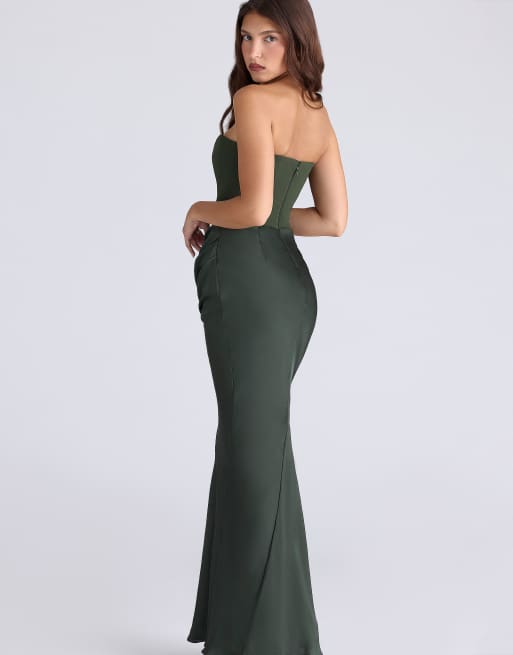 slim fit dress slacks The Persephone Dress | Emerald Green