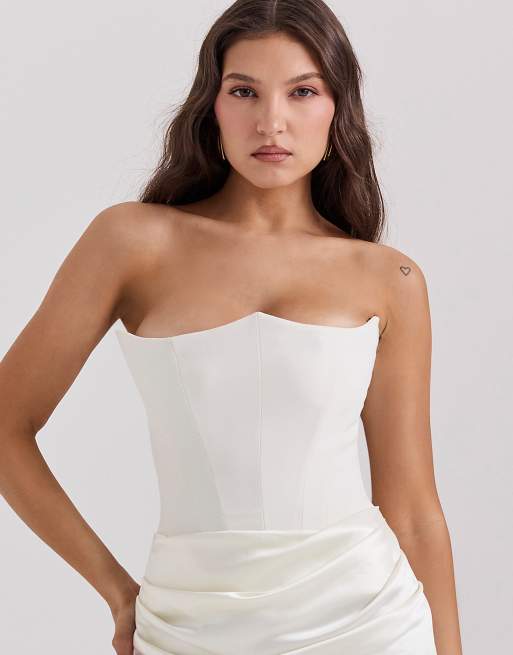 house of cb white corset dress One of These Nights Mini Dress main image 1