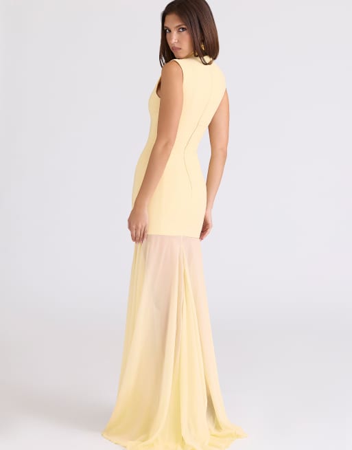 maxi dress high neck Dark Green High Neck Cut-Out Maxi Dress
