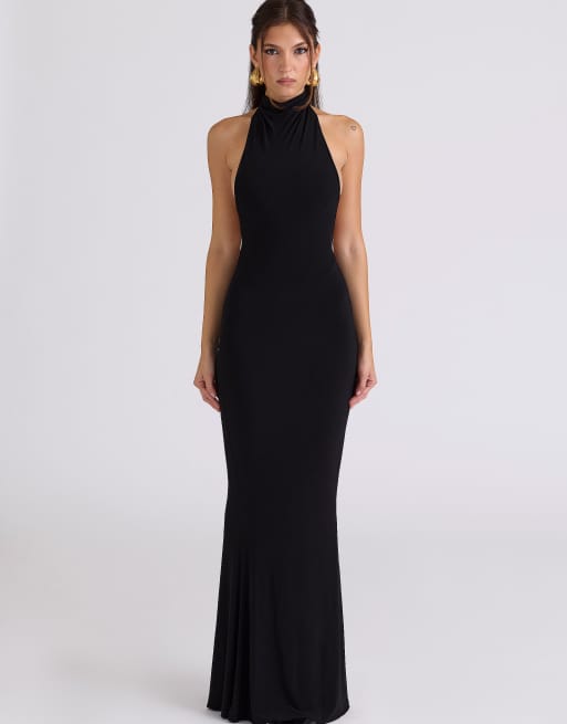 white christmas dresses Rent HOUSE OF CB Adrienne Corset Maxi (Black)