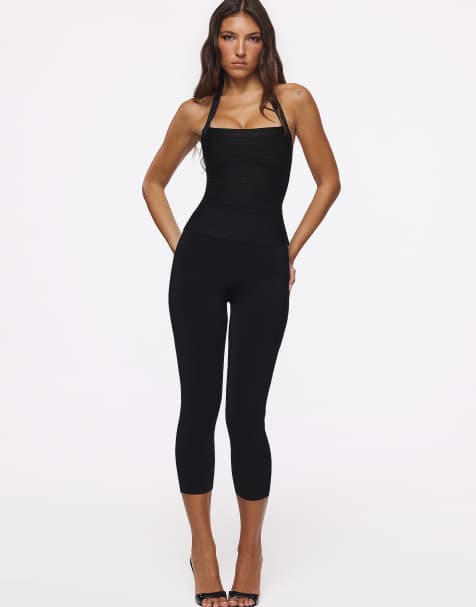 House of CB - The Capri - Pantalones negros de estilo bandage - view 1