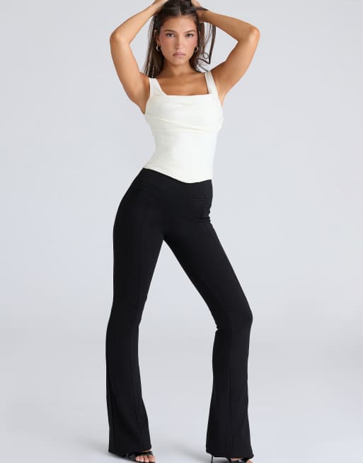 House of CB The drape neck ivory corset top in ivory, 4 of 4