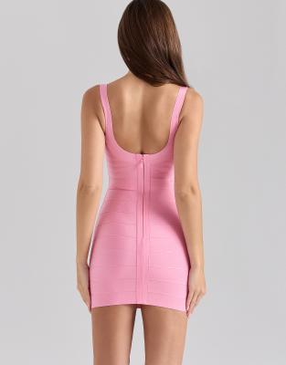 House of CB the OG mini bandage dress in pink icing | ASOS