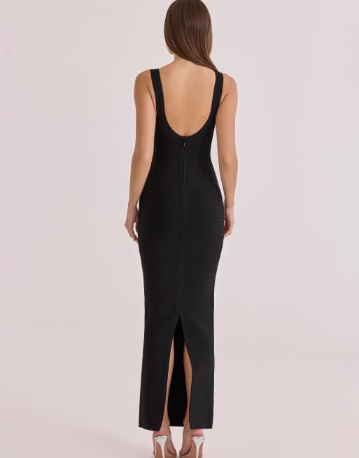 House of CB - The OG - Robe longue style bandage - Noir, 2 de 4