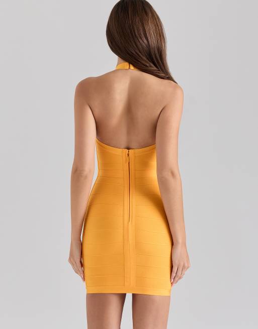 House Of Cb Yellow Bandage Dress House Of CB The Supermodel Mini