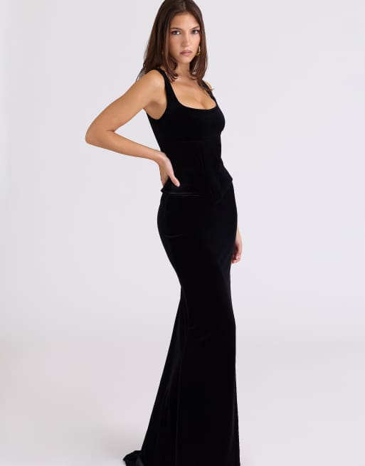 knee length dresses for ladies Hourglass Cut Out Maxi Dress