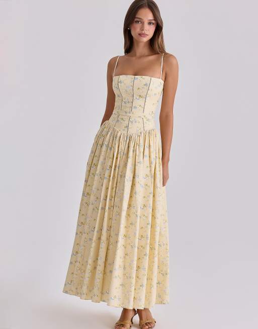 square neck women's dress Solara