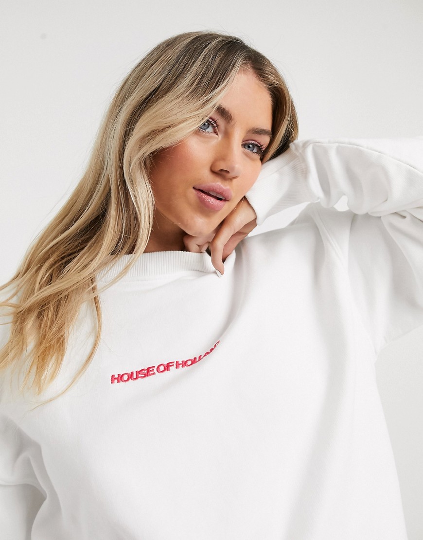 House Of Holland branded sweatshirt-White