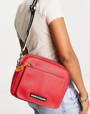 House of Holland camera bag in red