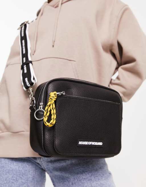 House of Holland - Cameratas met logo in zwart