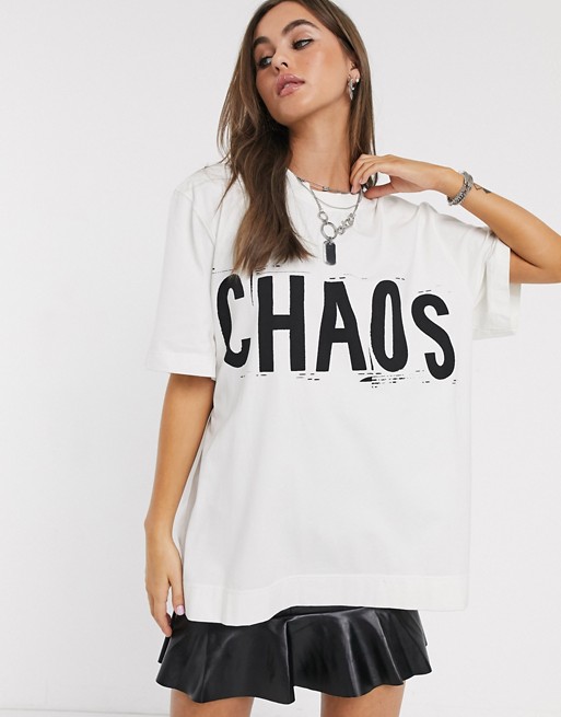 House Of Holland chaos oversized t-shirt