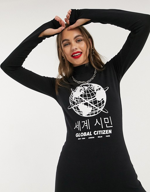 House of Holland Global Citizen bodycon mini dress