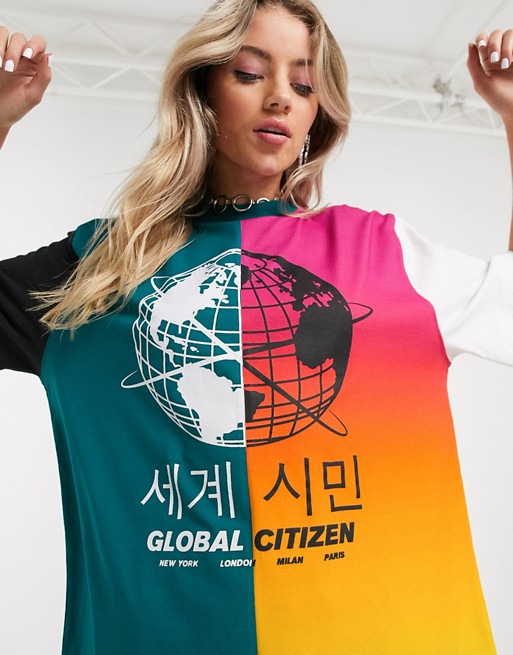 House Of Holland global citizen oversized tshirt