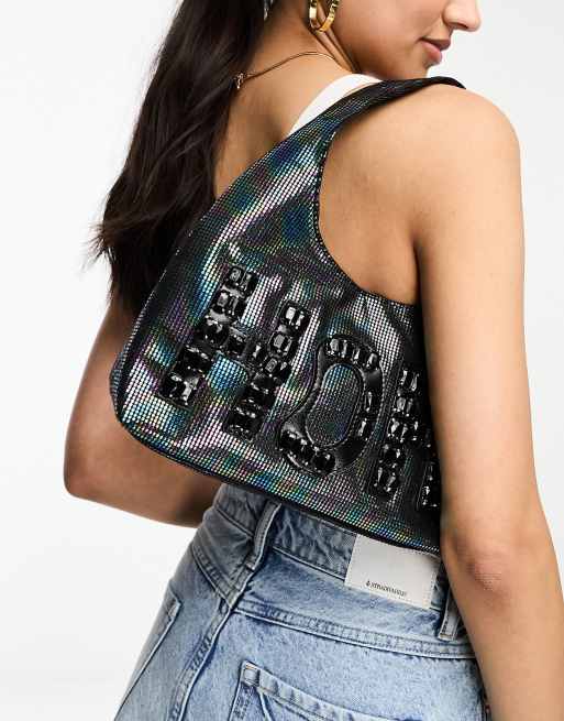 House of Holland grab bag in blue pattern