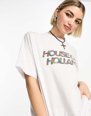 House of Holland logo t-shirt in white