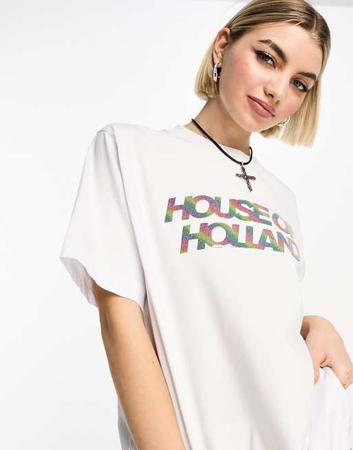 House of Holland logo t-shirt in white | ASOS