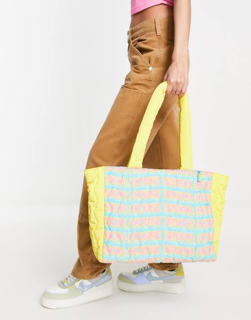 House of Holland - Tote met logo in blauw