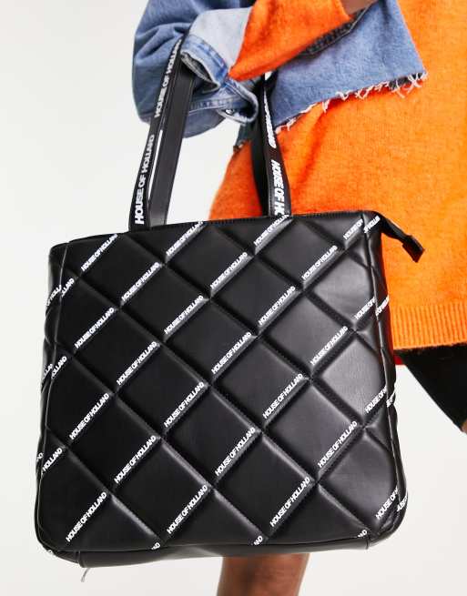 House of Holland - Vatteret tote i sort