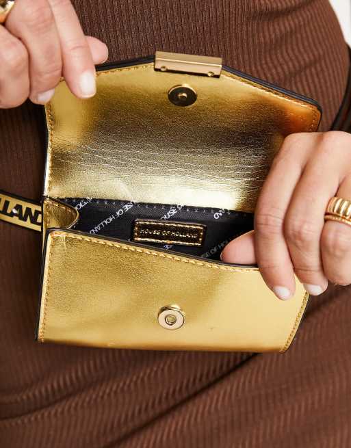 House of Holland waist belt bag in gold