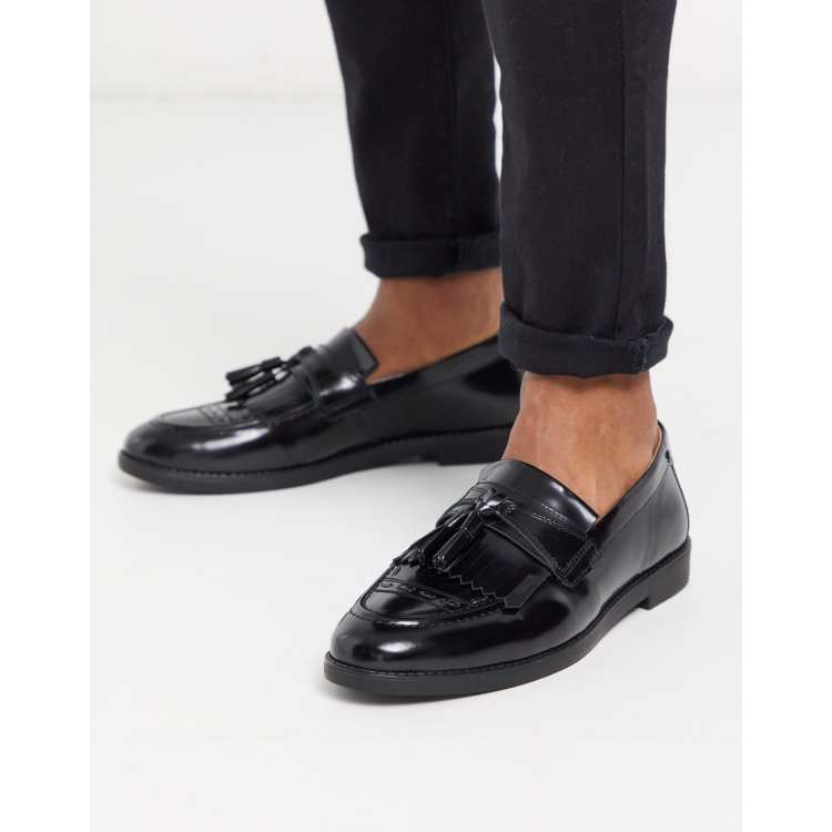 House Of Hounds Archer tassel loafers in black