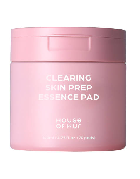 HOUSE OF HUR – Clearing Skin Prep Essence Pad, rengöringspads, 140ml x70 - view 1