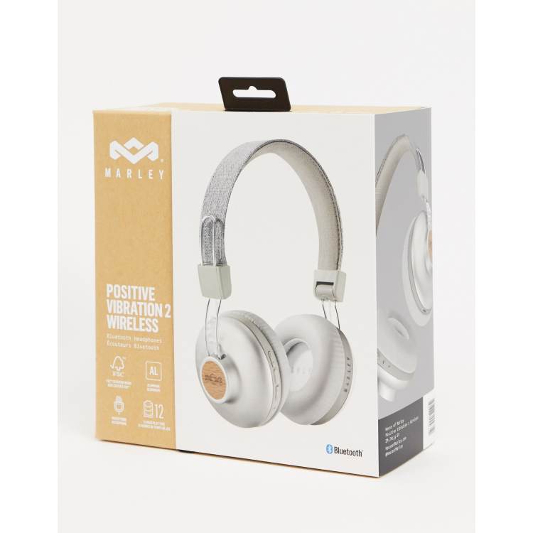 House Of Marley Positive Vibrations 2 wireless headphones in white | ASOS