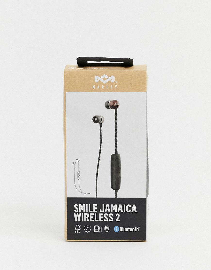 House of Marley rise up wireless earphones in black-No Colour