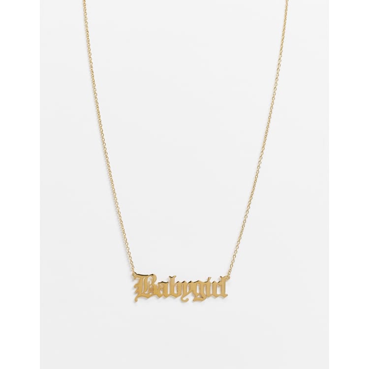 Babygirl necklace forever on sale 21