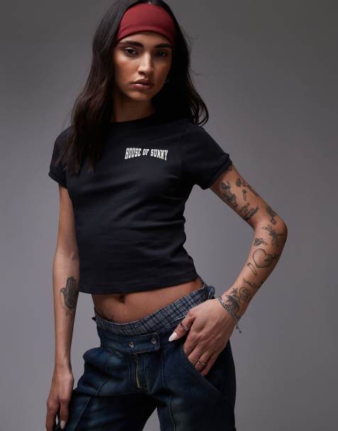 House of Sunny baby hackney t-shirt in jet black