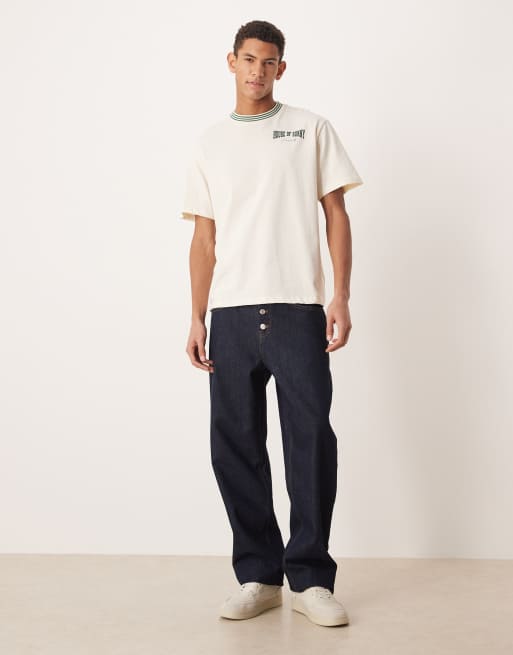 House of Sunny community oversized short sleeve tee in white, 2 of 5